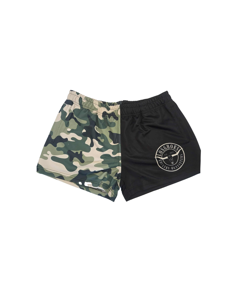 Unisex Footy Shorts - Camo / XS