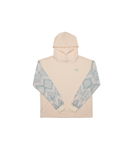 Lightweight Aztec Sleeve Hoodie