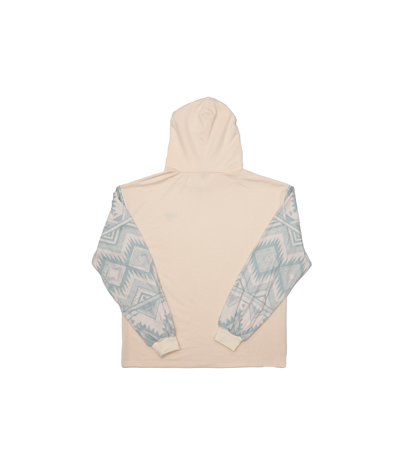 Lightweight Aztec Sleeve Hoodie