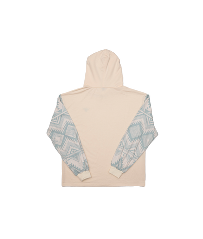 Lightweight Aztec Sleeve Hoodie