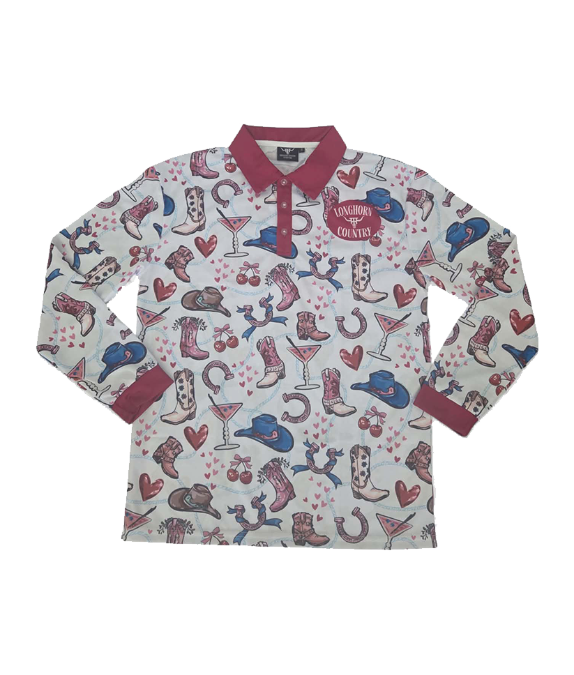 Long sleeve Fishing Shirt - Country Girl / XS