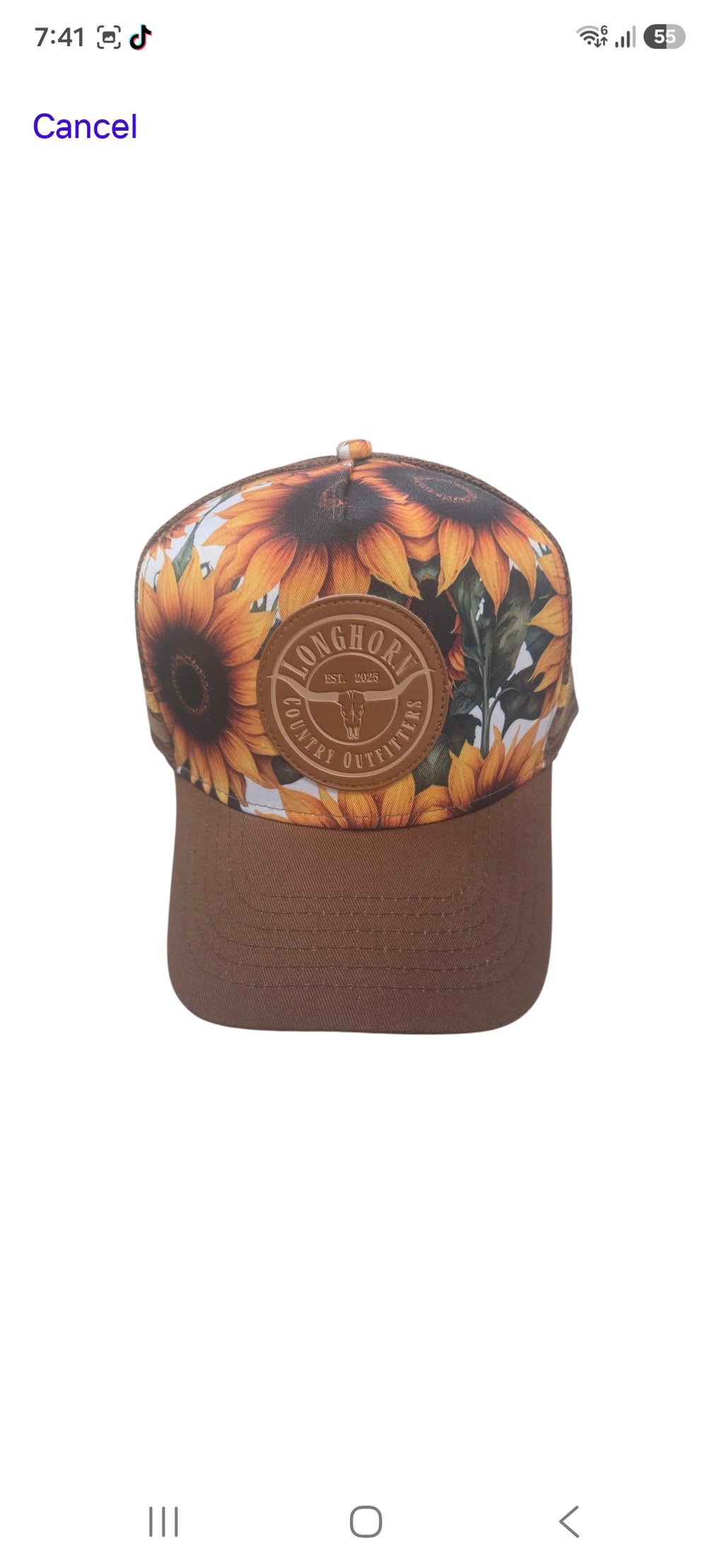 Trucker Caps - Sunflower