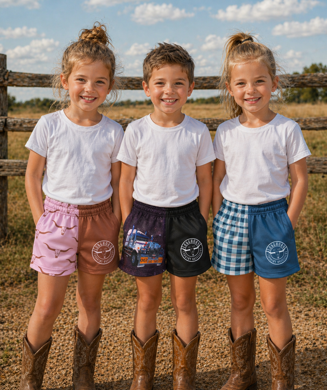 Kids Footy Shorts