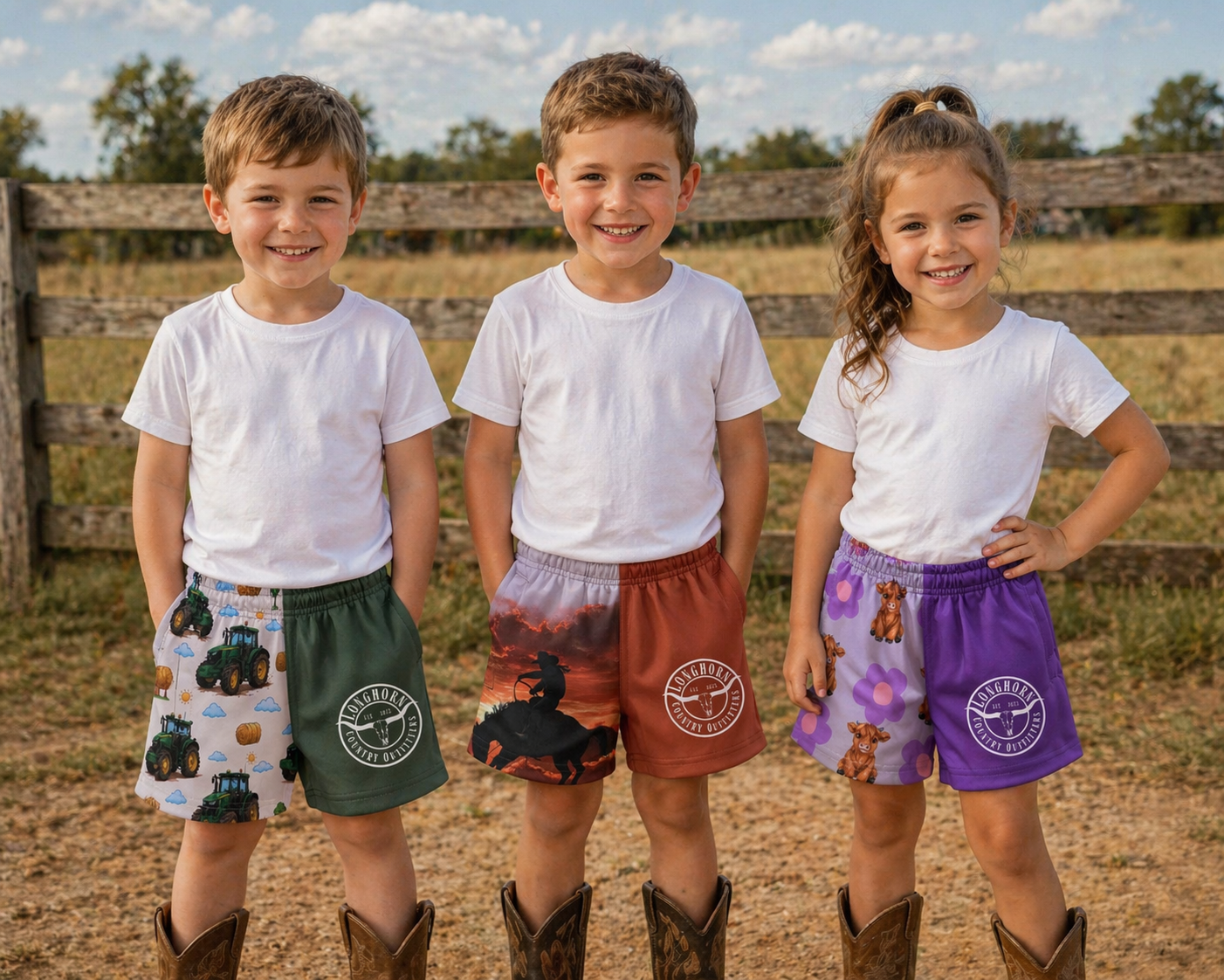 Kids Footy Shorts